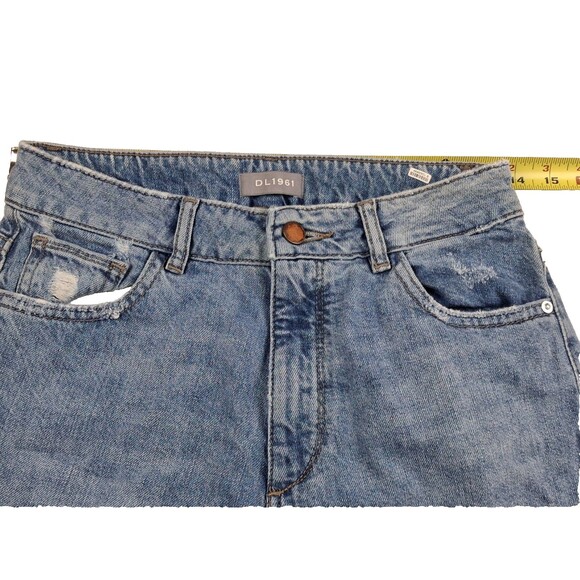 DL1961 Women’s Size 27 Hepburn High-Rise Wide Leg Jeans Light Blue Denim - Picture 15 of 16